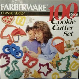 Vintage Farberware 100 piece Cookie Cutters